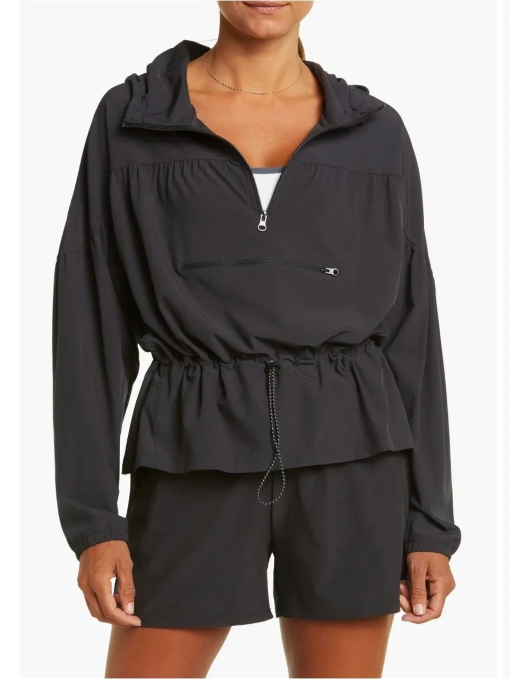 Zella lightweight jacket chest